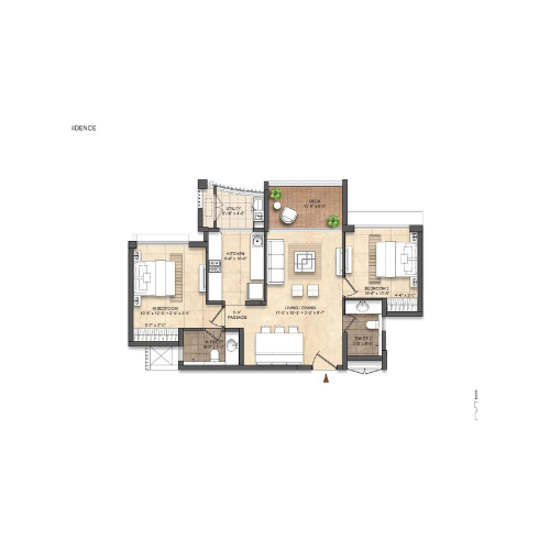 Ashford boulevard Bhandup Nahur Floor Plan